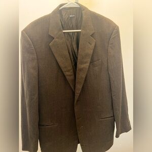 Between large and extra large casual original Zegna blazer.